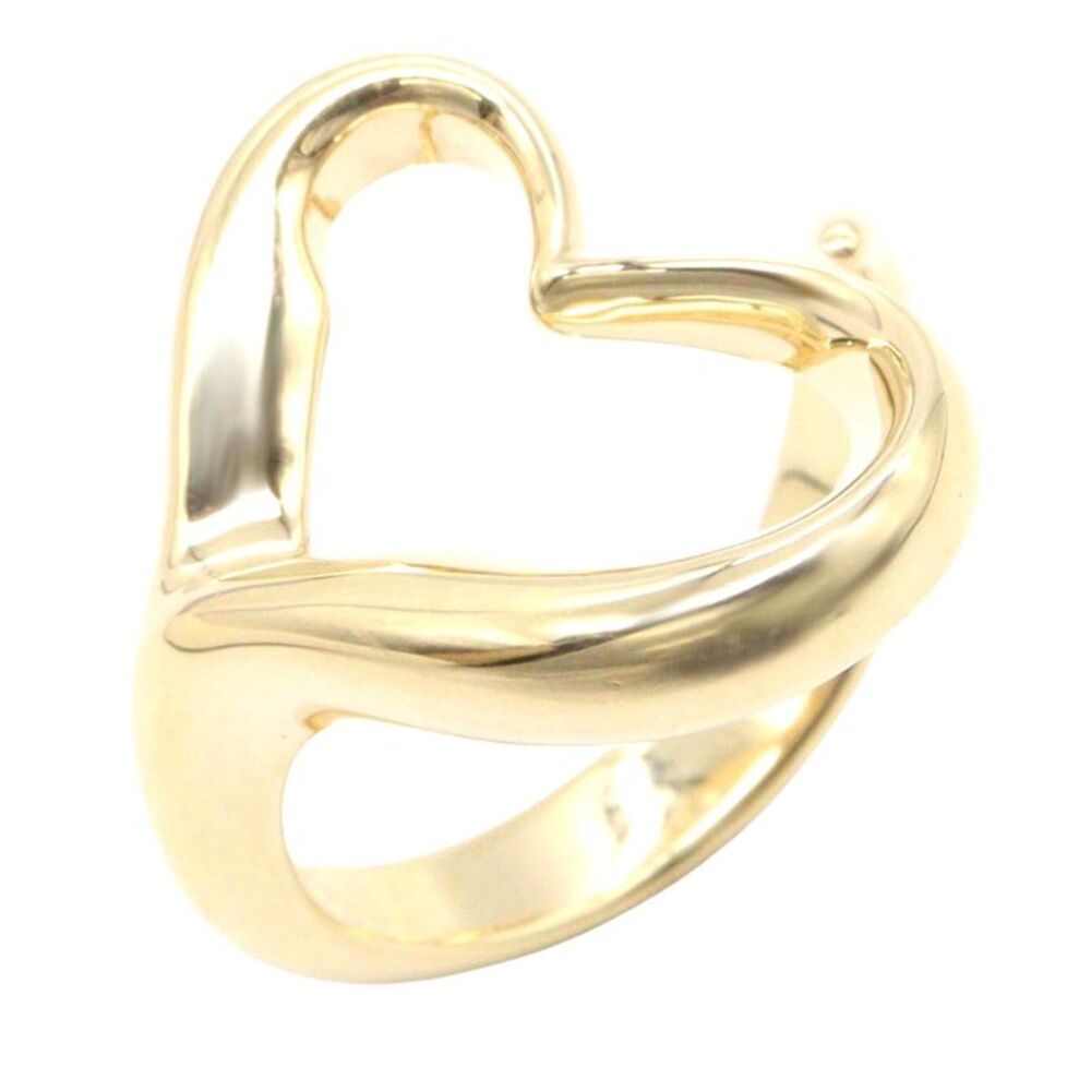 Tiffany & Co Open Heart Ring K18 Yellow Gold